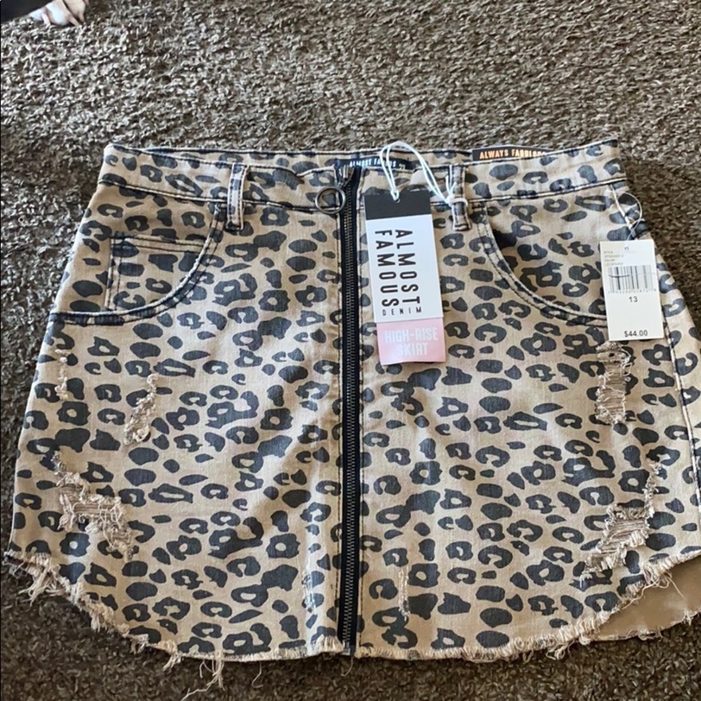 Cheetah skirt